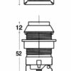 Square Illuminate Pushbutton technical sheet