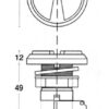Scheda tecnica pulsante doppio tondo