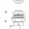 Round Arcade Pushbutton Technical Sheet